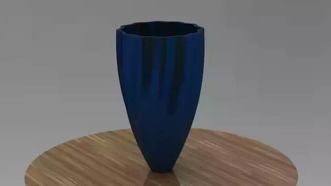 3d twisted vase