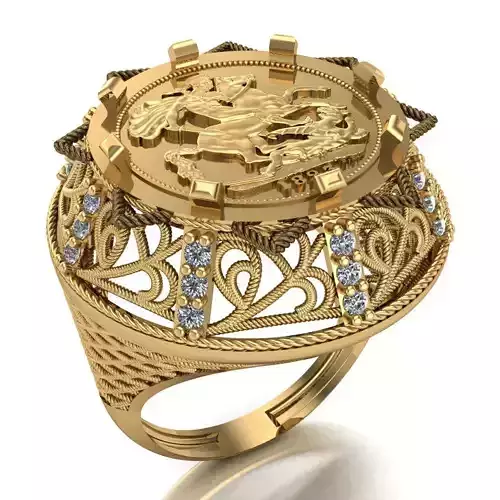Lira Ring 004 3D print model