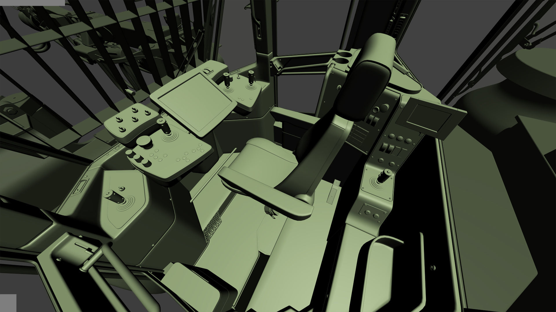 Underground Mining Drill Rigs DD422iE 3D model_44