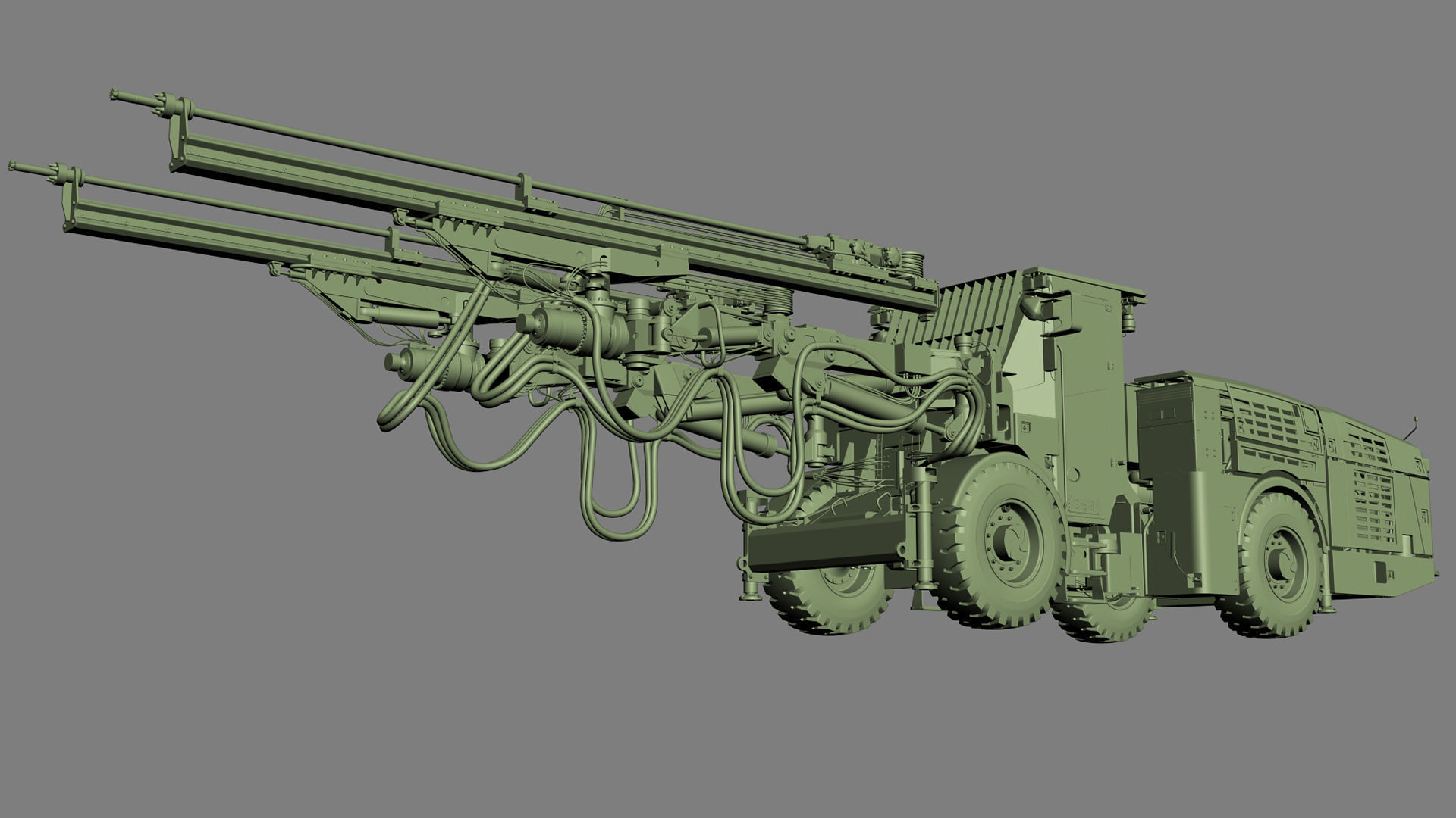 Underground Mining Drill Rigs DD422iE 3D model_30