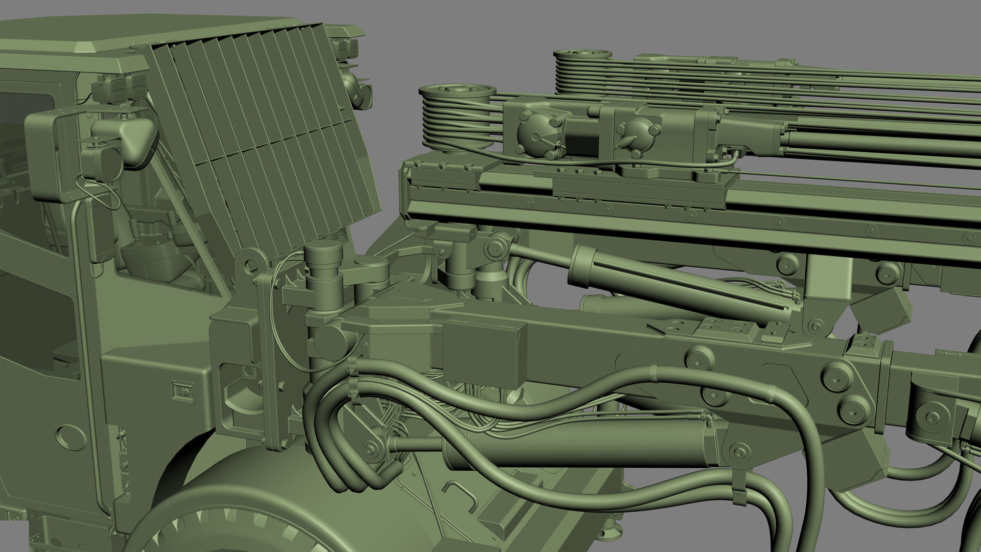 Underground Mining Drill Rigs DD422iE 3D model_38