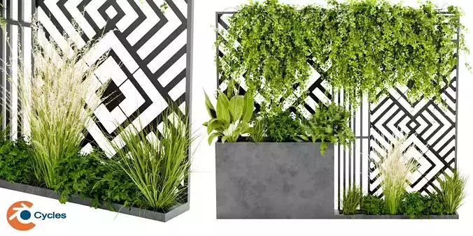 Collection plant vol 390 - blender model 