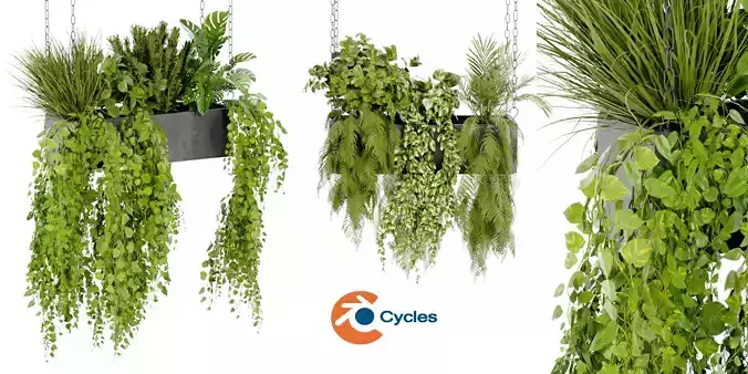 Collection plant vol 391 - blender model 