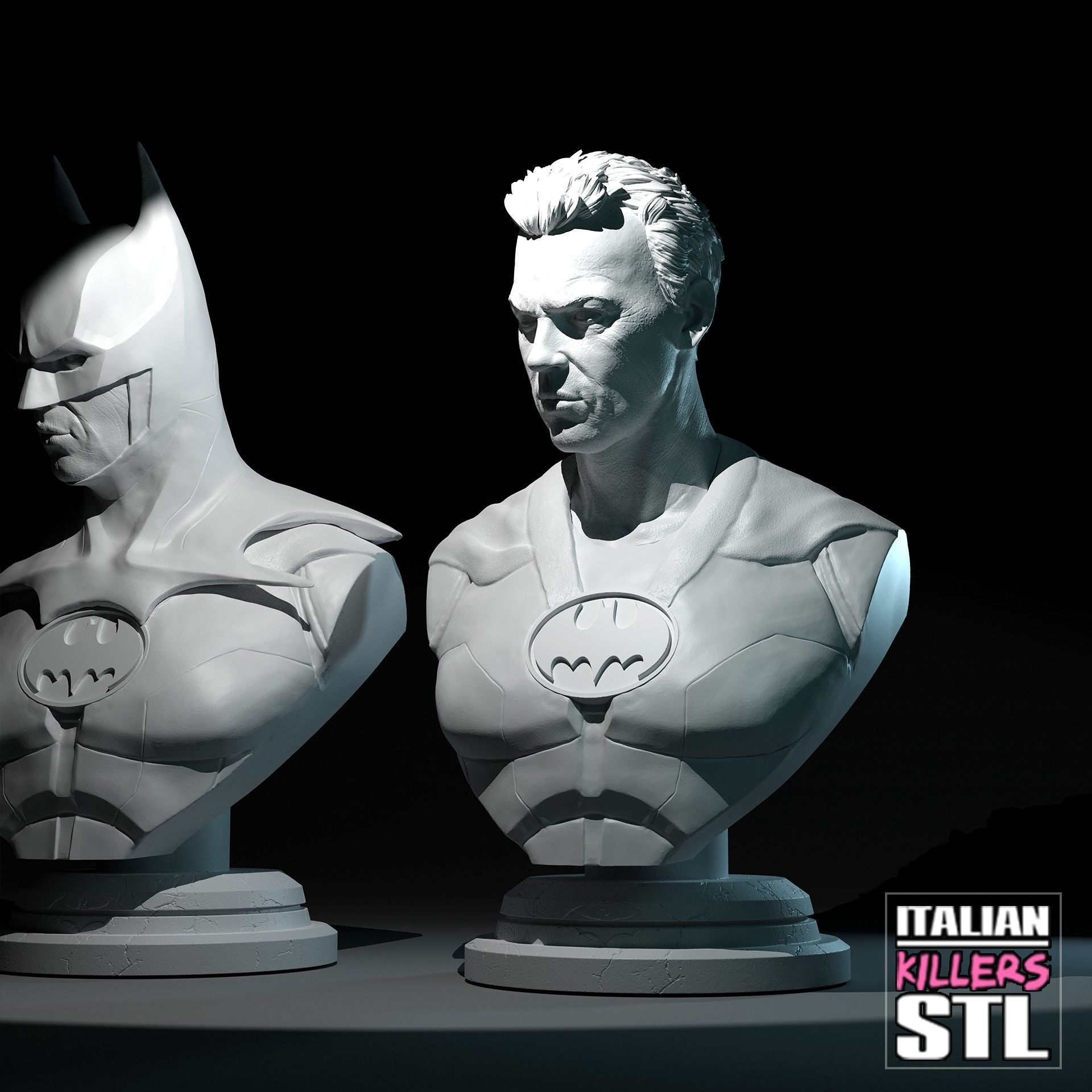 Michael Keaton Batman 2023 bust ready for printing 3D print model_4