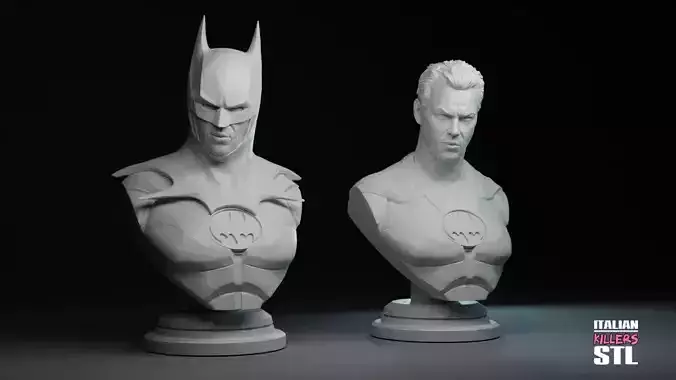 Michael Keaton Batman 2023 bust ready for printing 3D print model