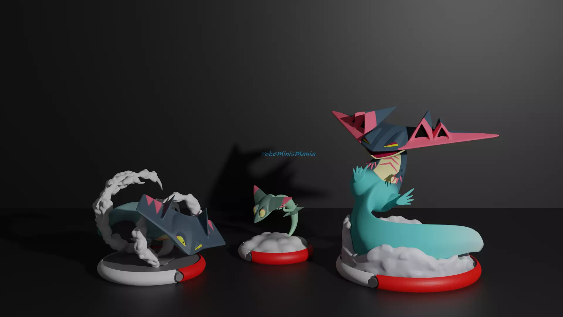 Dreepy Drakloak and Dragapult 3D print model 3D print model_0