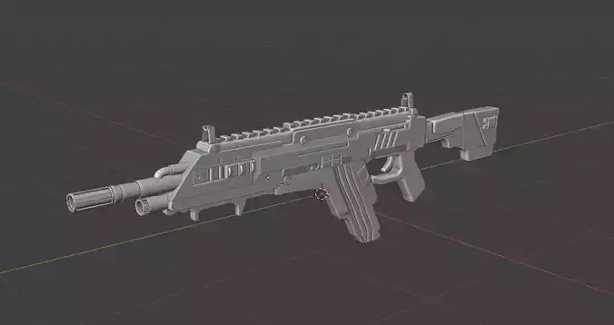 high-poly guns