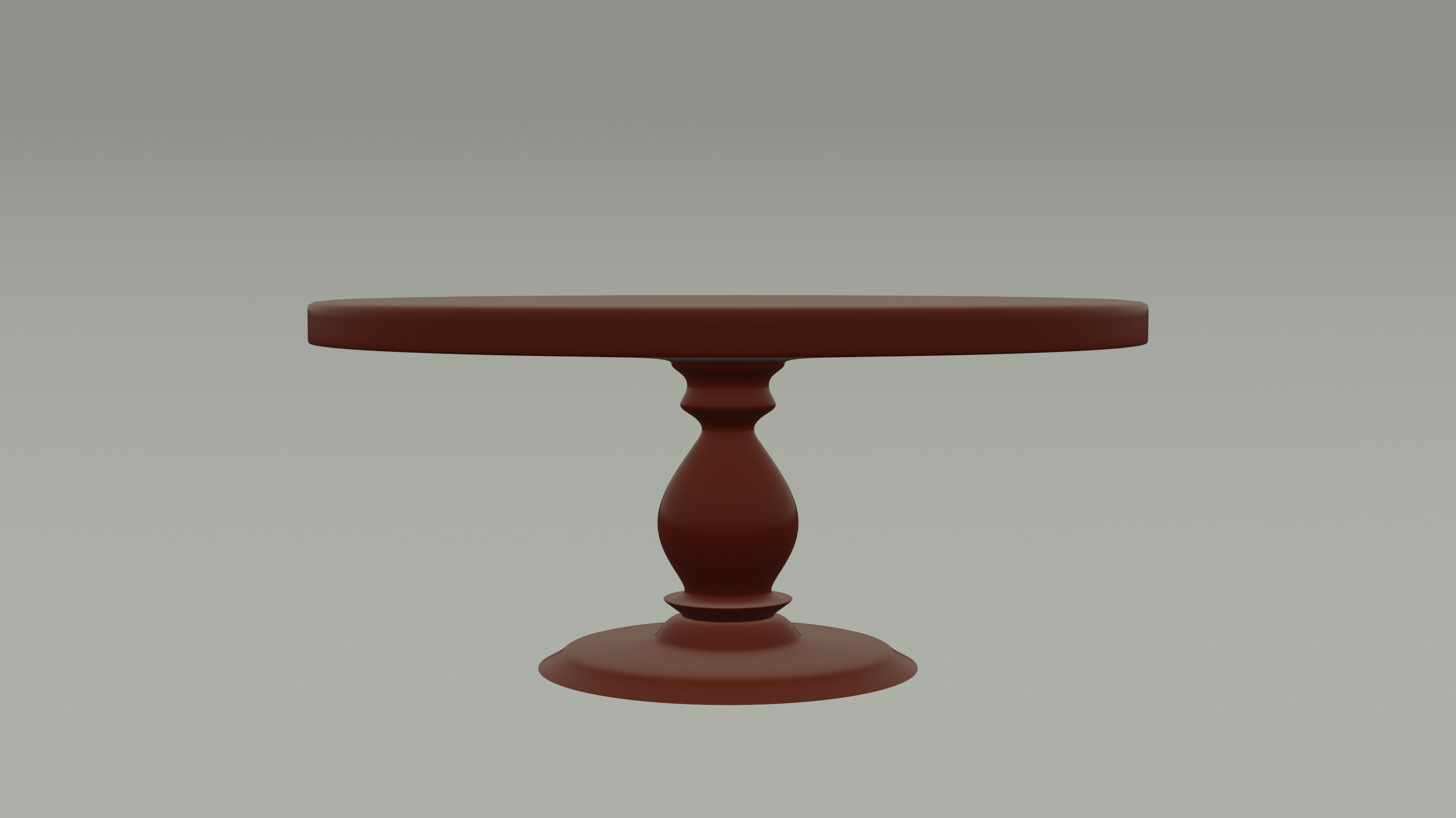 wooden table without PBR texture  Free 3D model_14