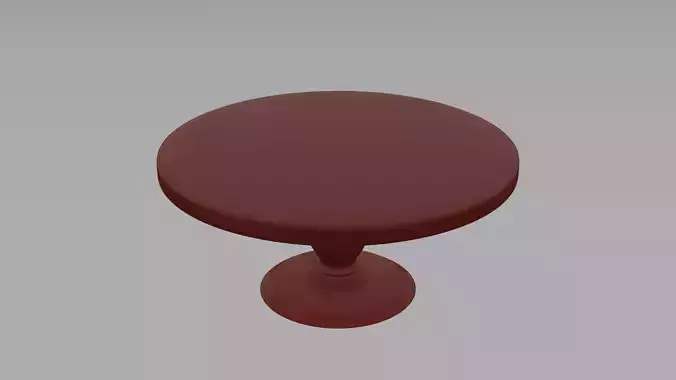 wooden table without PBR texture  Free 3D model