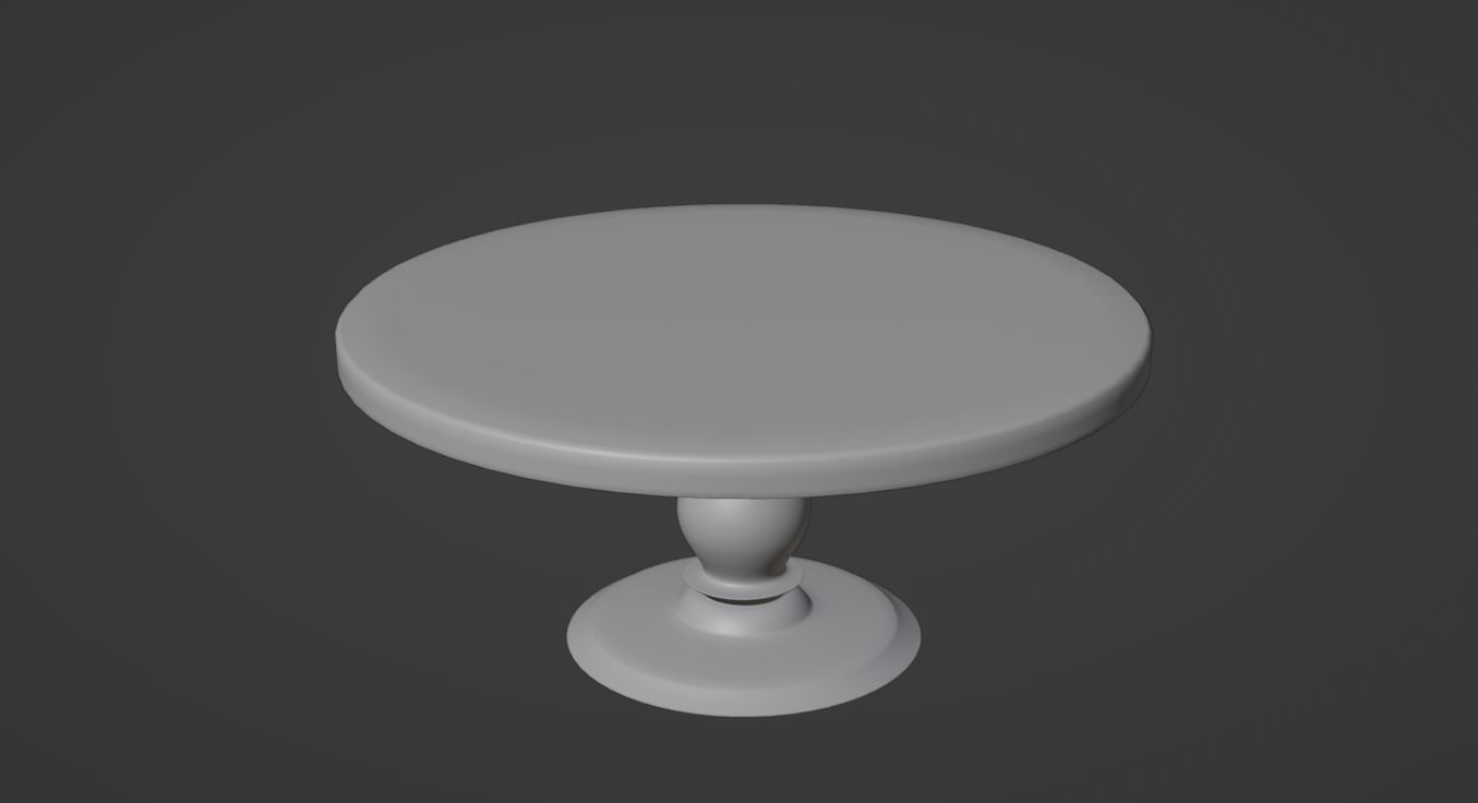wooden table without PBR texture  Free 3D model_8