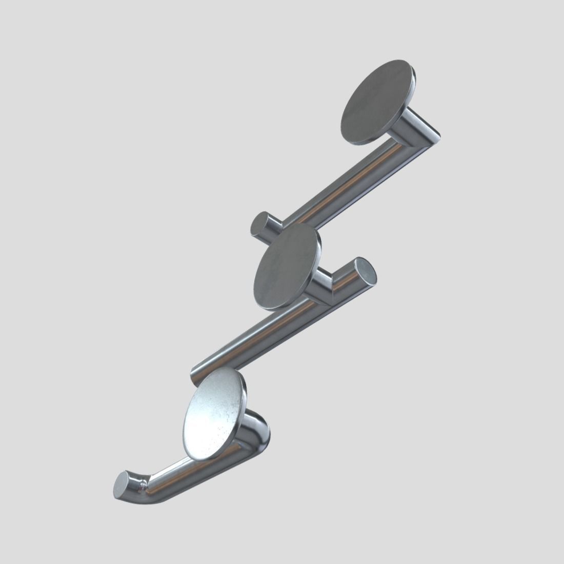 Door Handle Pack Low-poly 3D model_9
