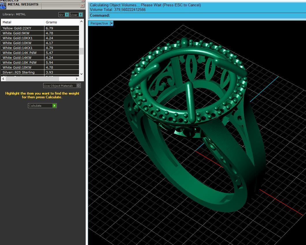Womens Rings With Stone Ring Ready STL 3DM Models Rings women 3D print model_5
