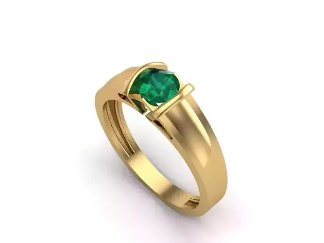 Womens Rings With Stone Ring Ready STL 3DM Models Rings women