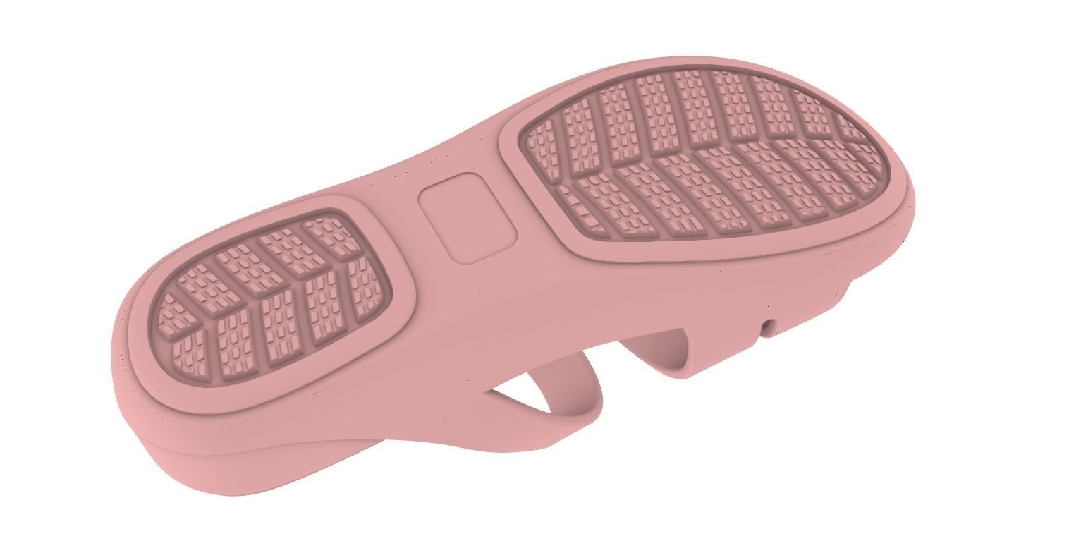 Female Sandal 3D print model_10