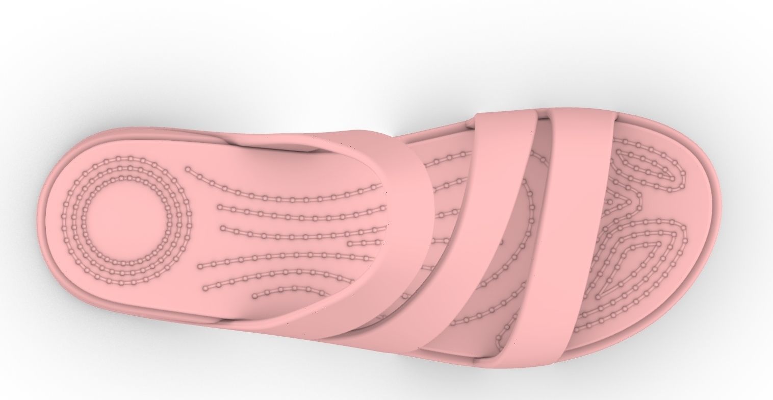 Female Sandal 3D print model_2