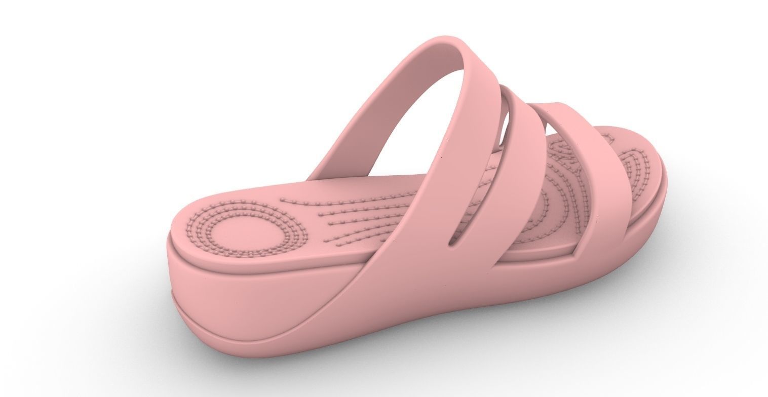 Female Sandal 3D print model_4