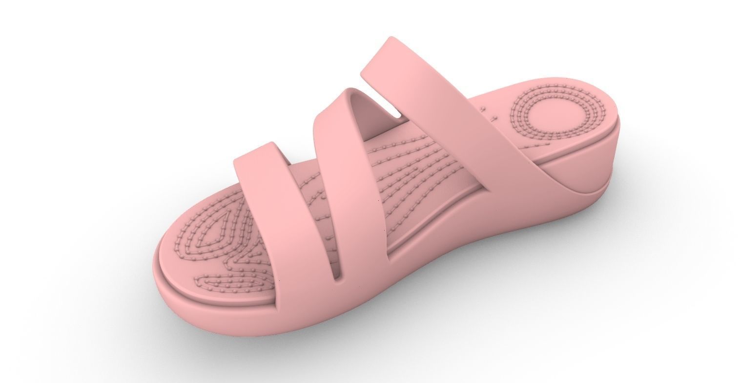 Female Sandal 3D print model_6