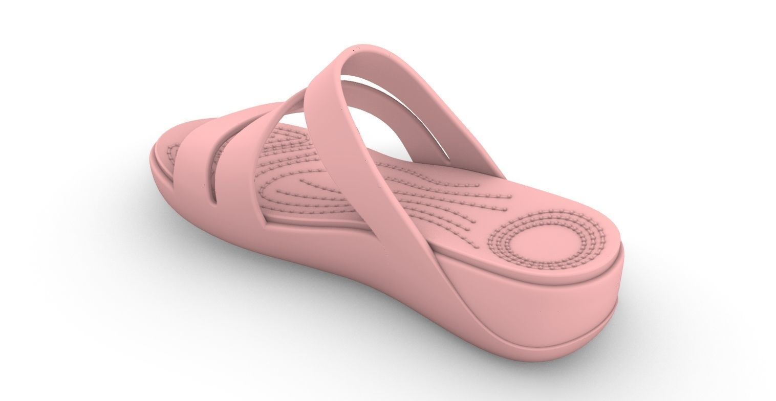 Female Sandal 3D print model_5