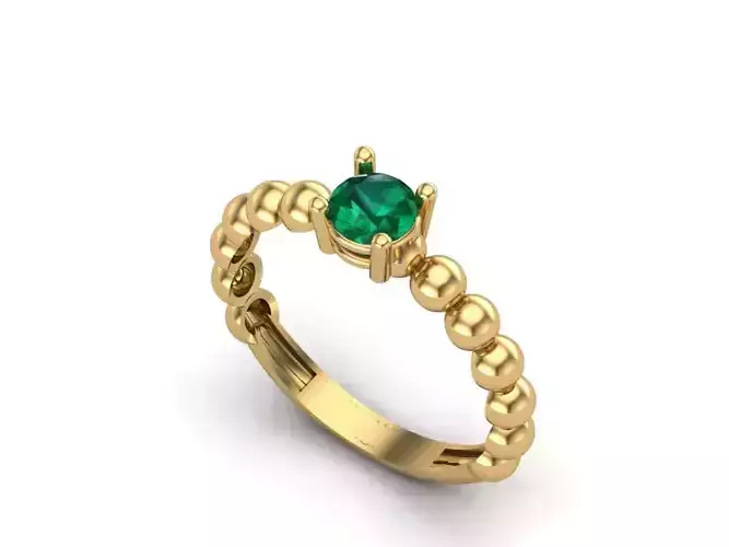 Womens Rings With Stone Ring Ready STL 3DM Models Rings women