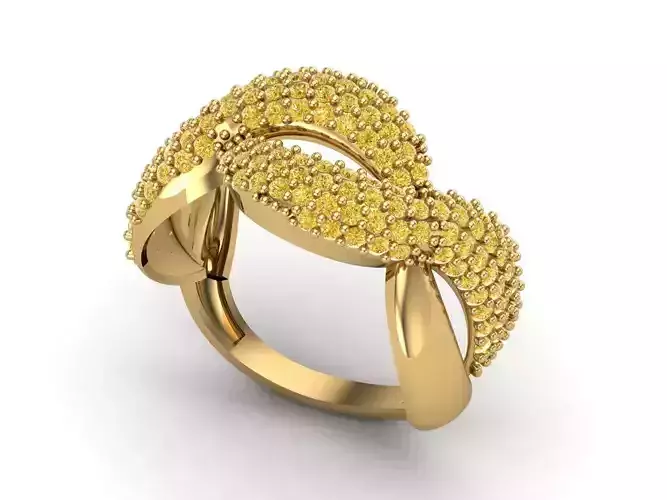 Womens Rings With Stone Ring Ready STL 3DM Models Rings women