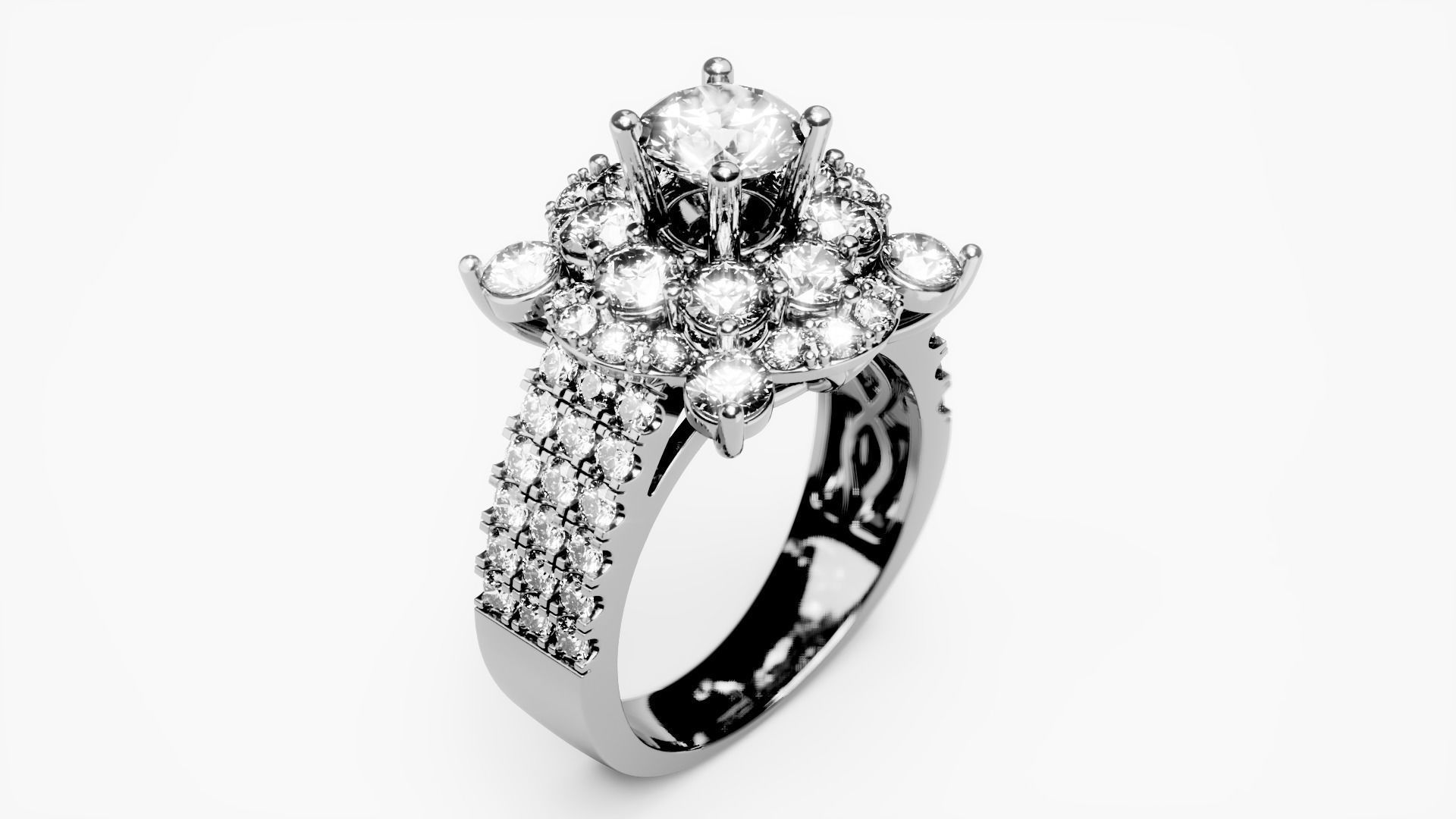 Engagement Ring 29 3D print model_1