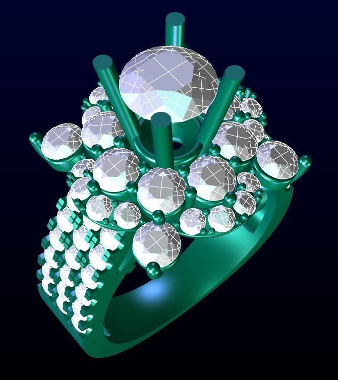 Engagement Ring 29 3D print model_6