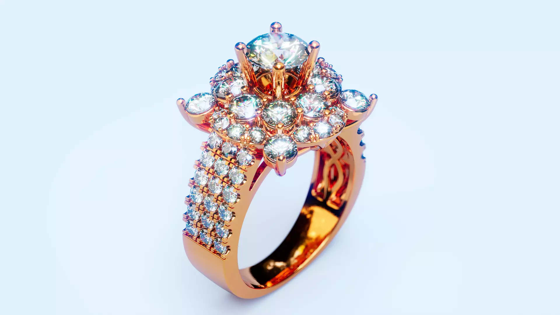 Engagement Ring 29 3D print model_0