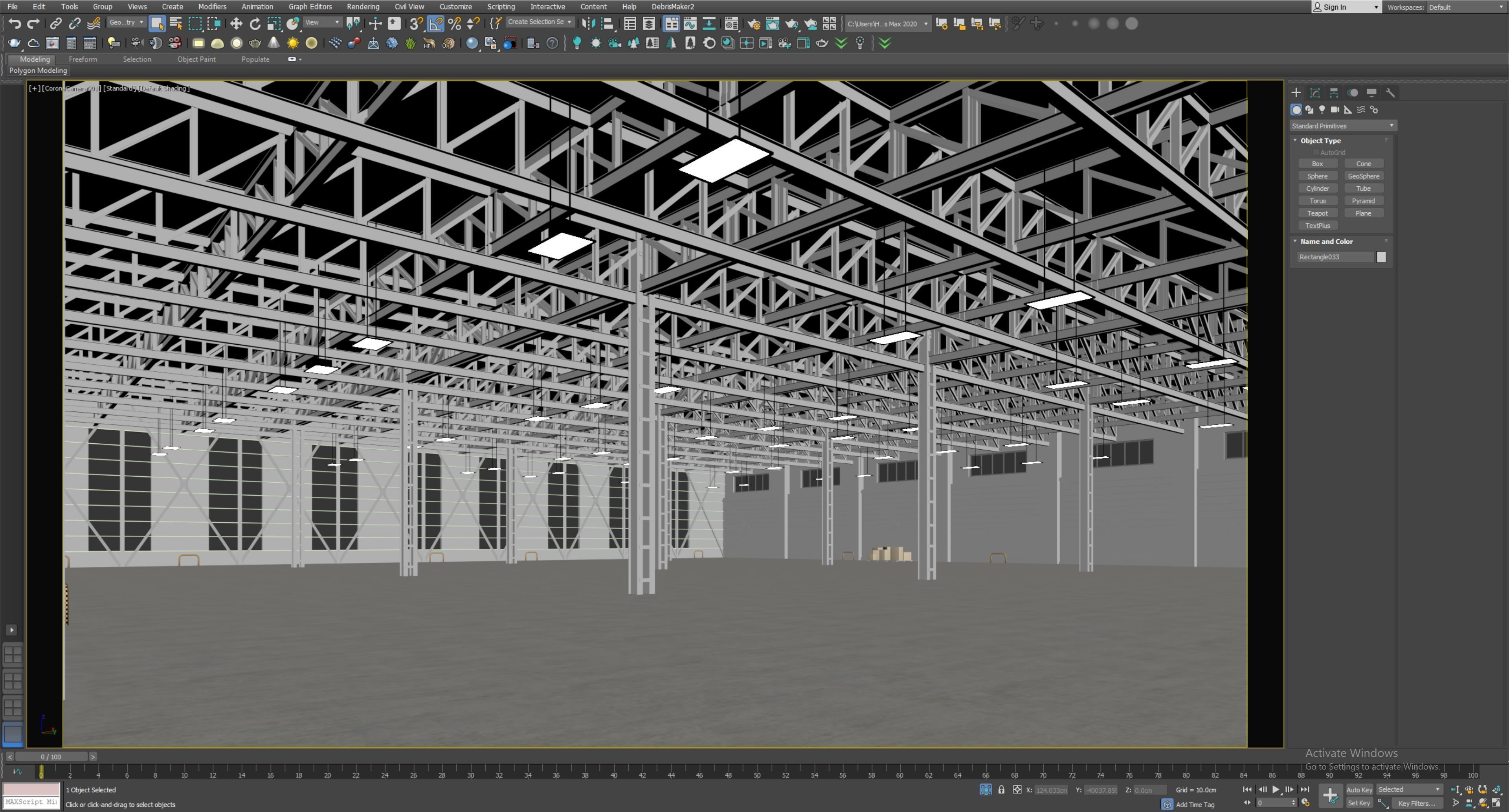 low poly warehouse 10 Low-poly 3D model_5