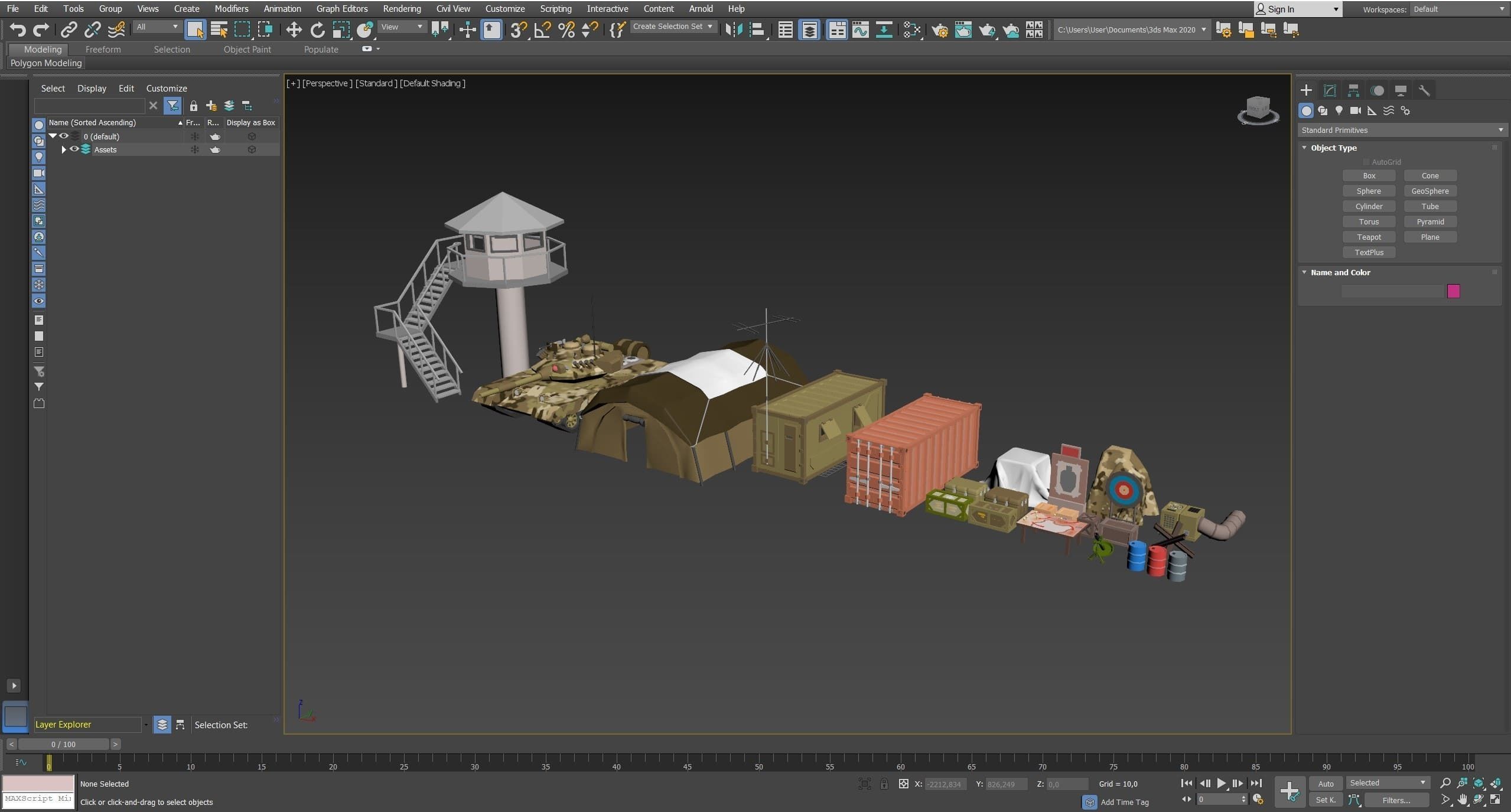 Military FREE Free low-poly 3D model_14