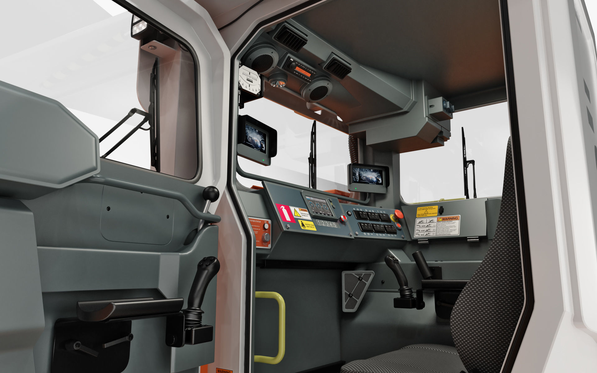 Underground Mining Loader LH621i Rigged 3D model_31