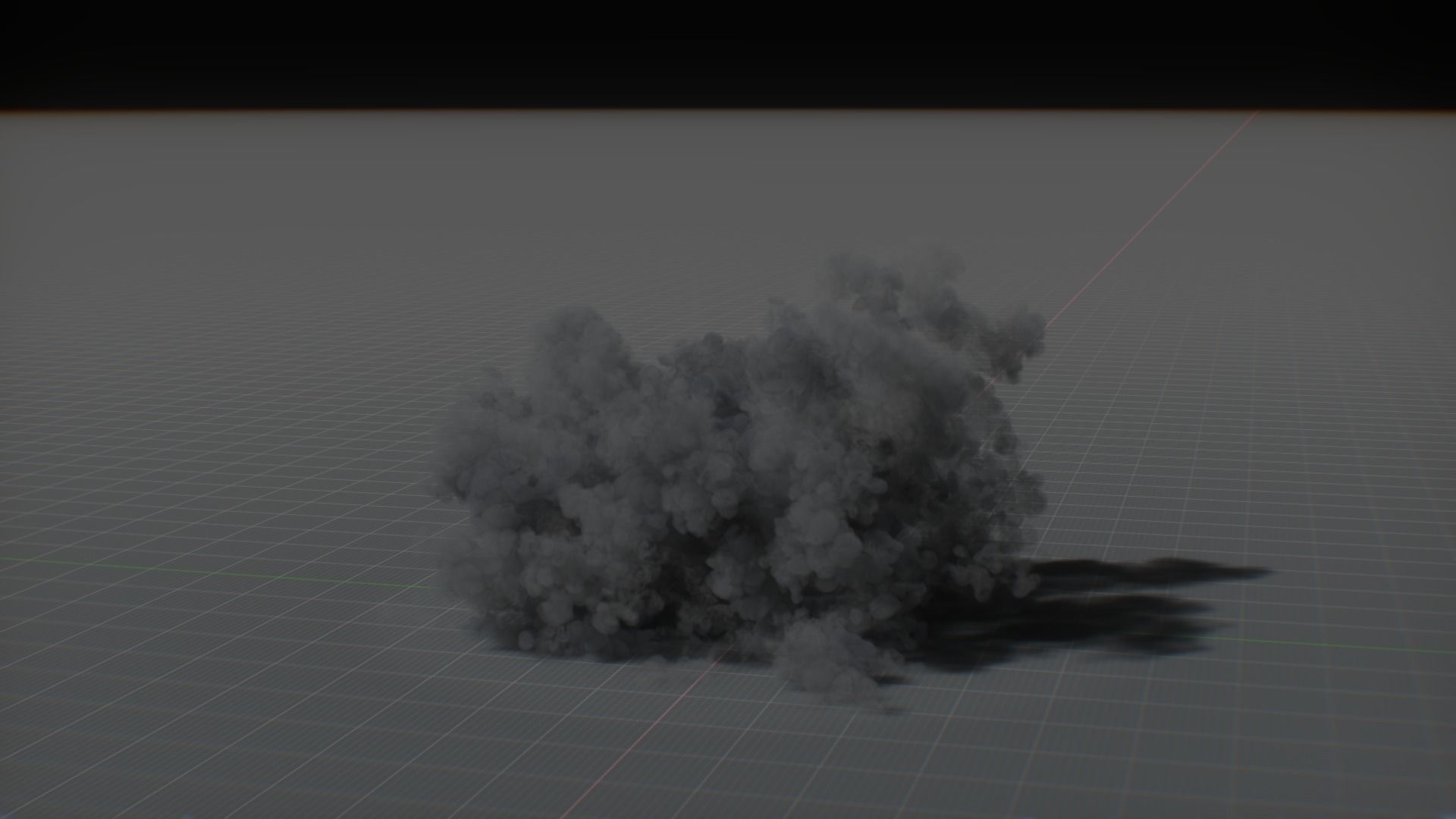 Artillery Grenade Explosion Animation 3D 3D model_54