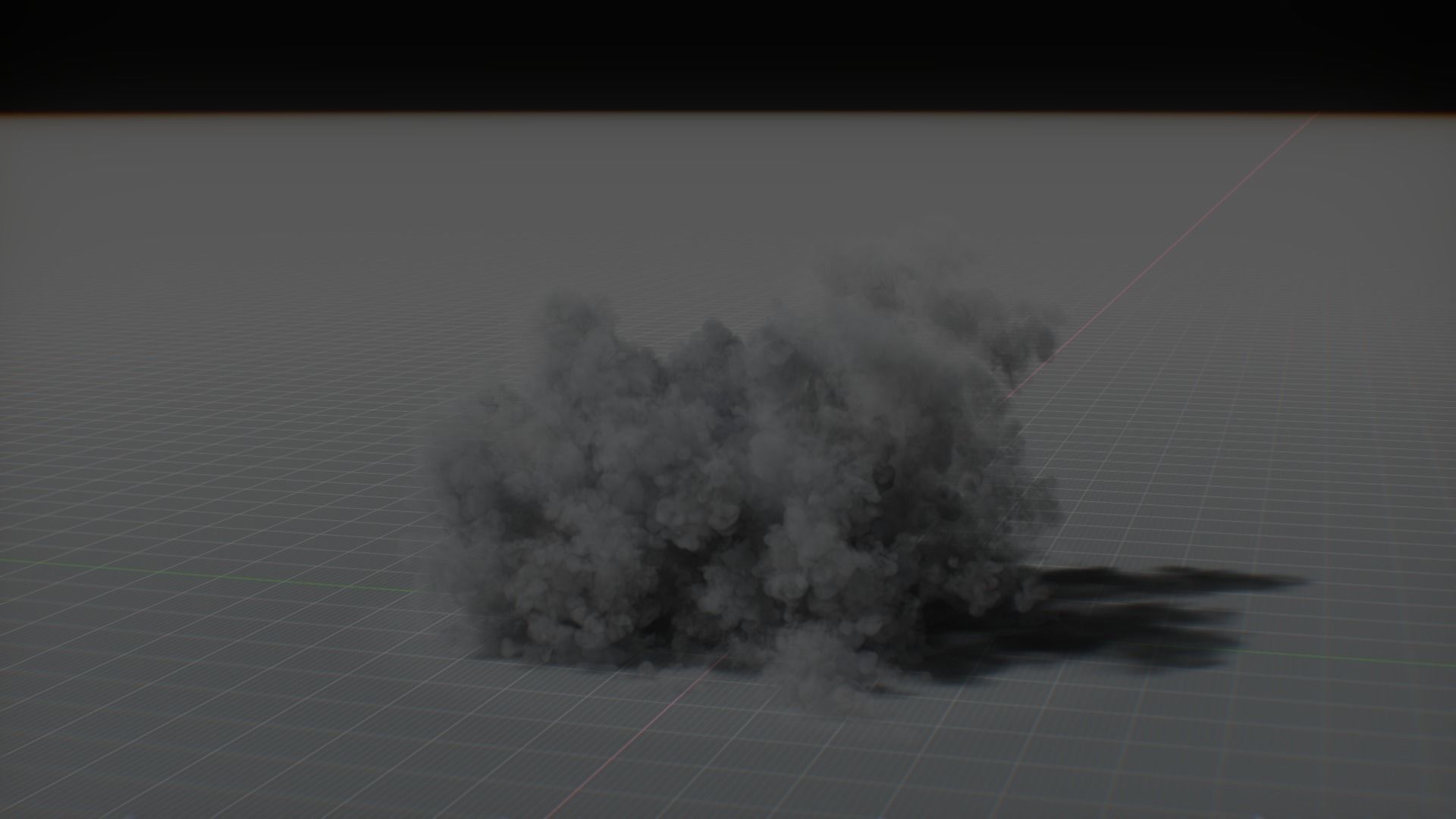 Artillery Grenade Explosion Animation 3D 3D model_74