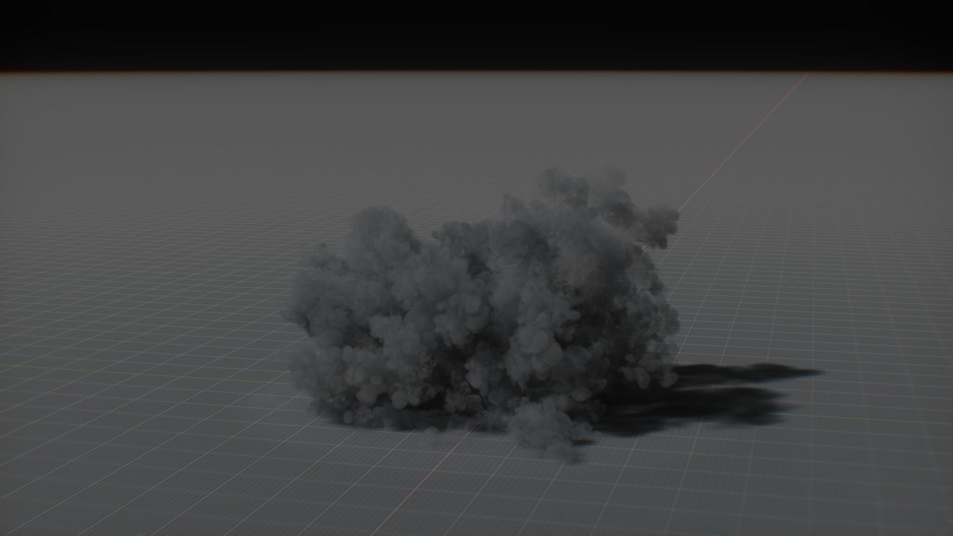 Artillery Grenade Explosion Animation 3D 3D model_48