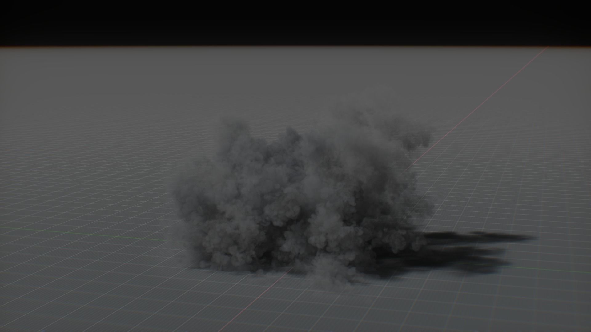 Artillery Grenade Explosion Animation 3D 3D model_89