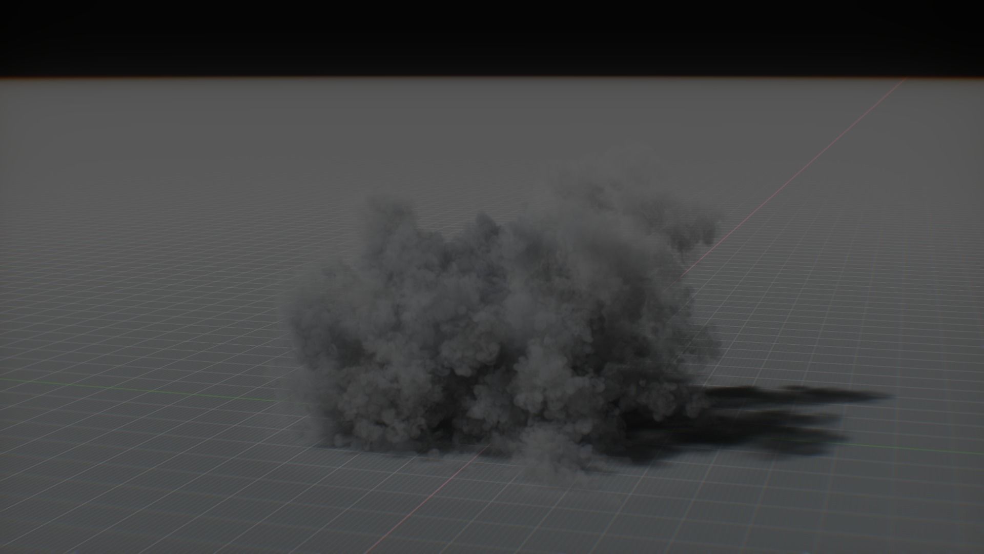 Artillery Grenade Explosion Animation 3D 3D model_85