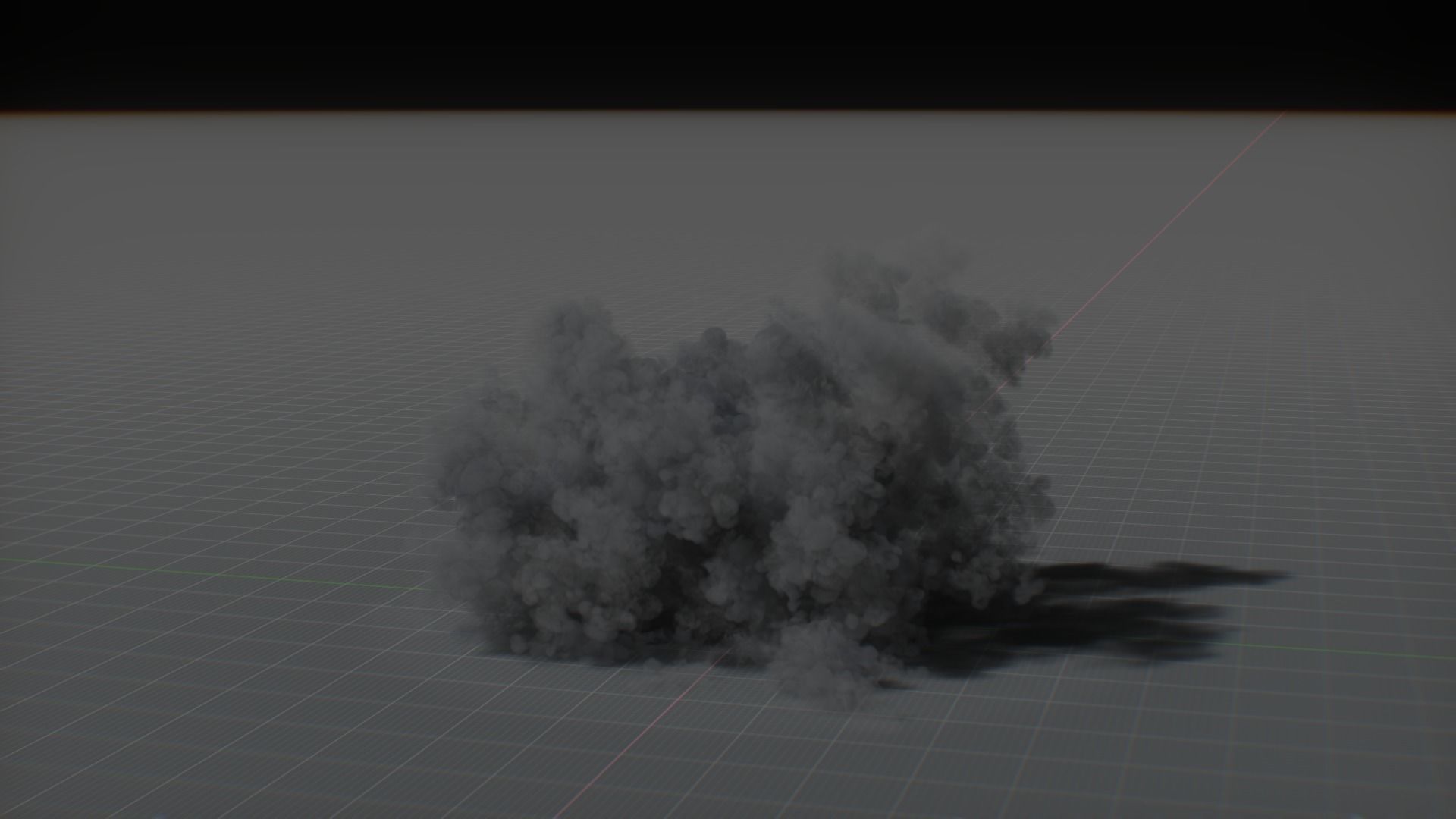 Artillery Grenade Explosion Animation 3D 3D model_62