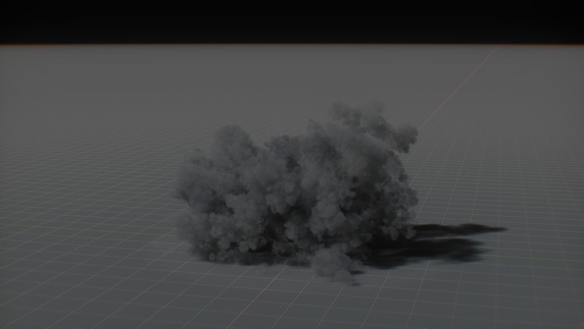 Artillery Grenade Explosion Animation 3D 3D model_51