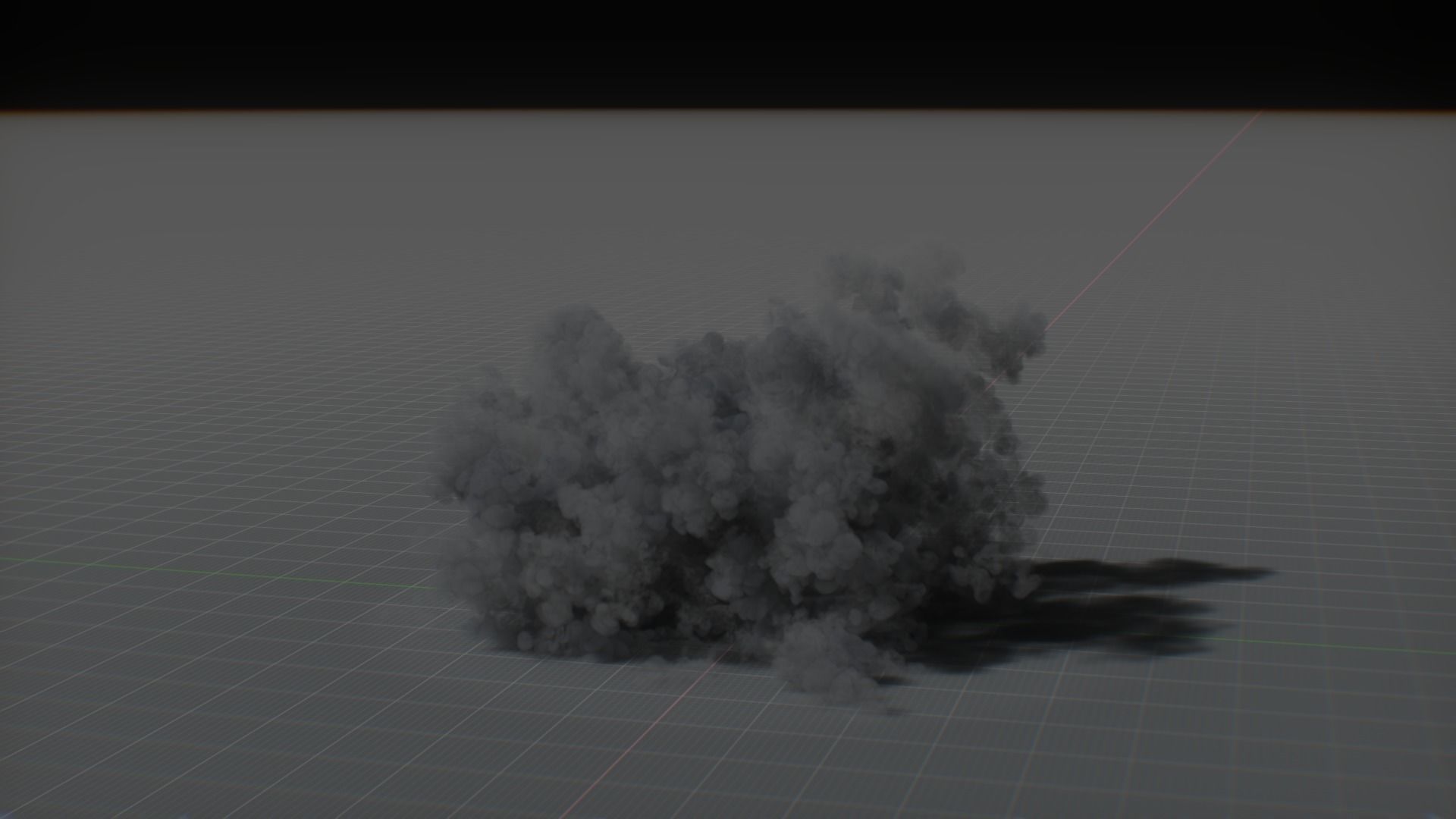 Artillery Grenade Explosion Animation 3D 3D model_55