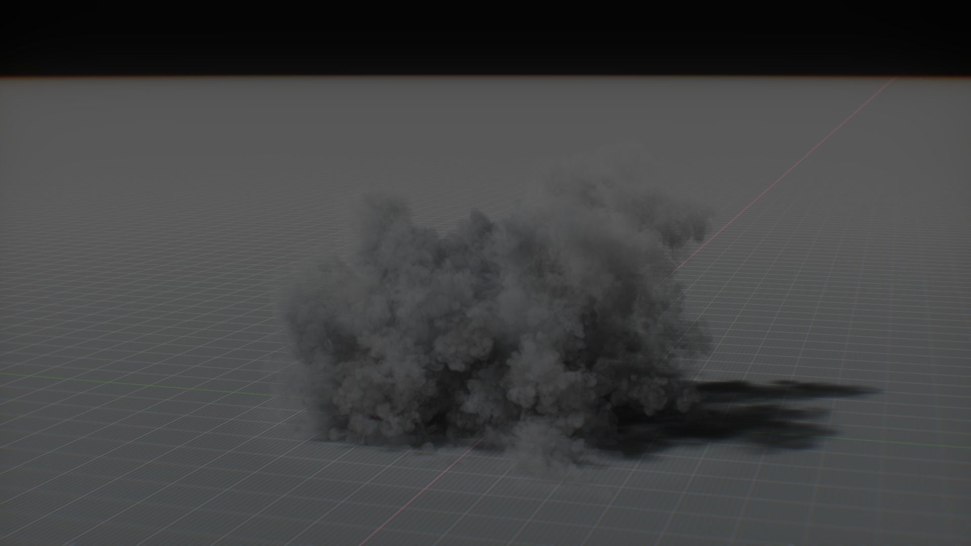 Artillery Grenade Explosion Animation 3D 3D model_87