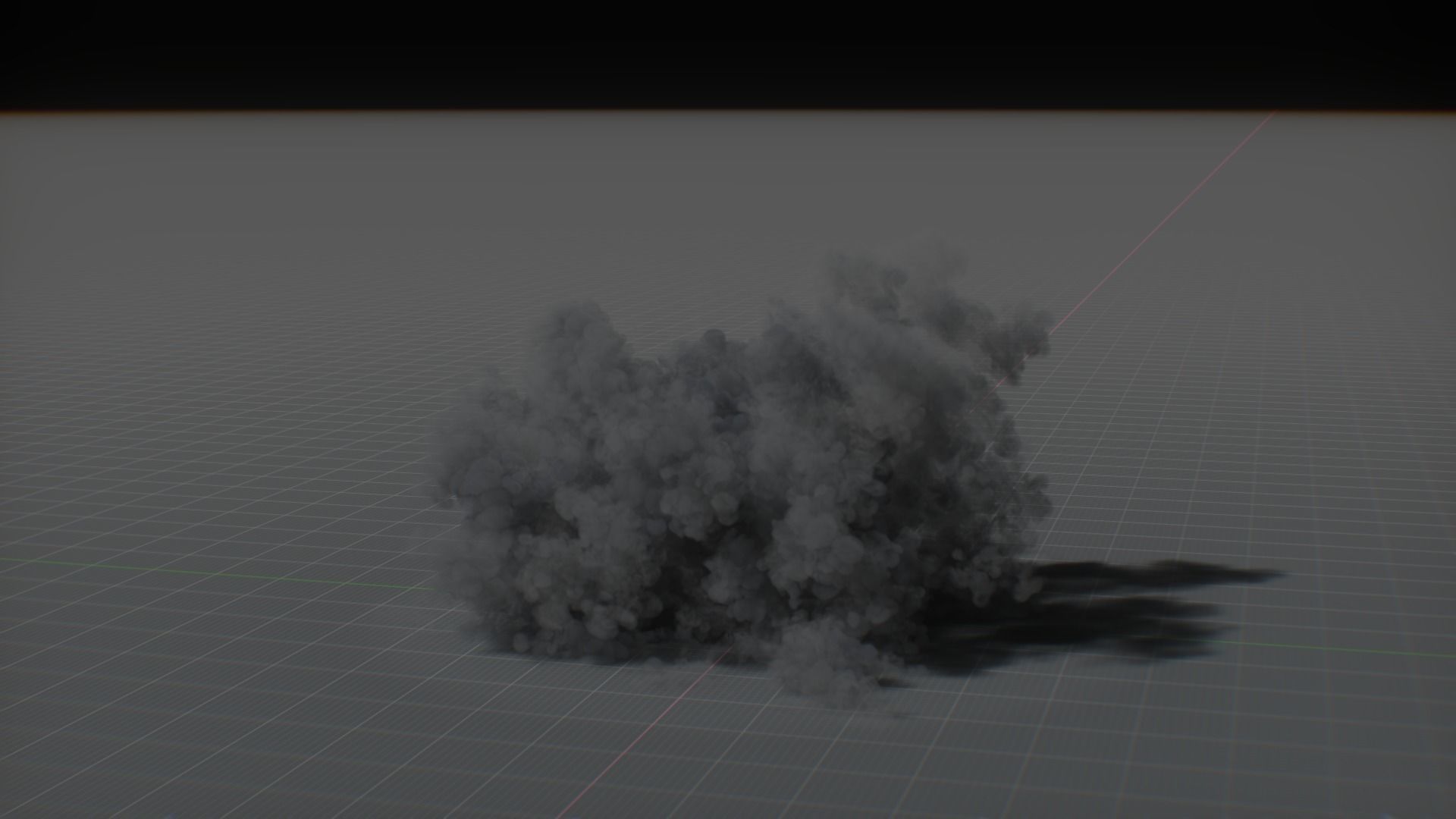 Artillery Grenade Explosion Animation 3D 3D model_59