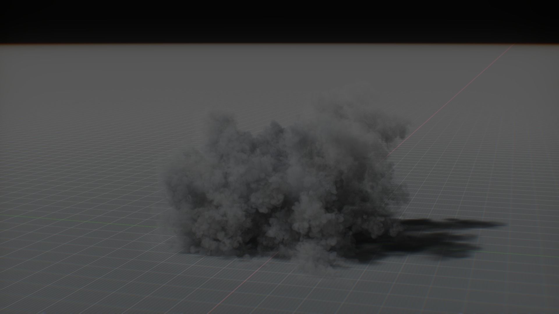 Artillery Grenade Explosion Animation 3D 3D model_84