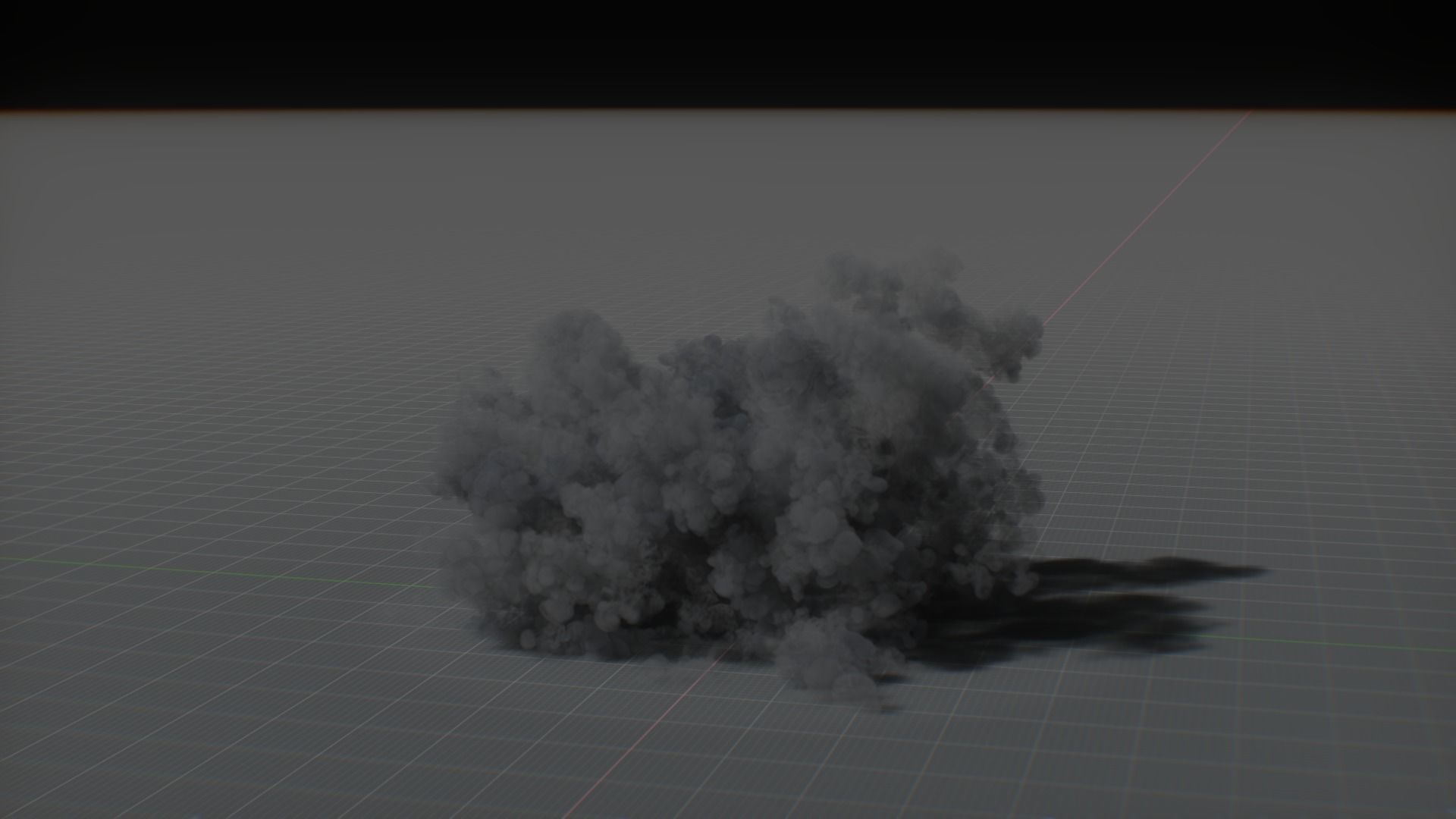 Artillery Grenade Explosion Animation 3D 3D model_52