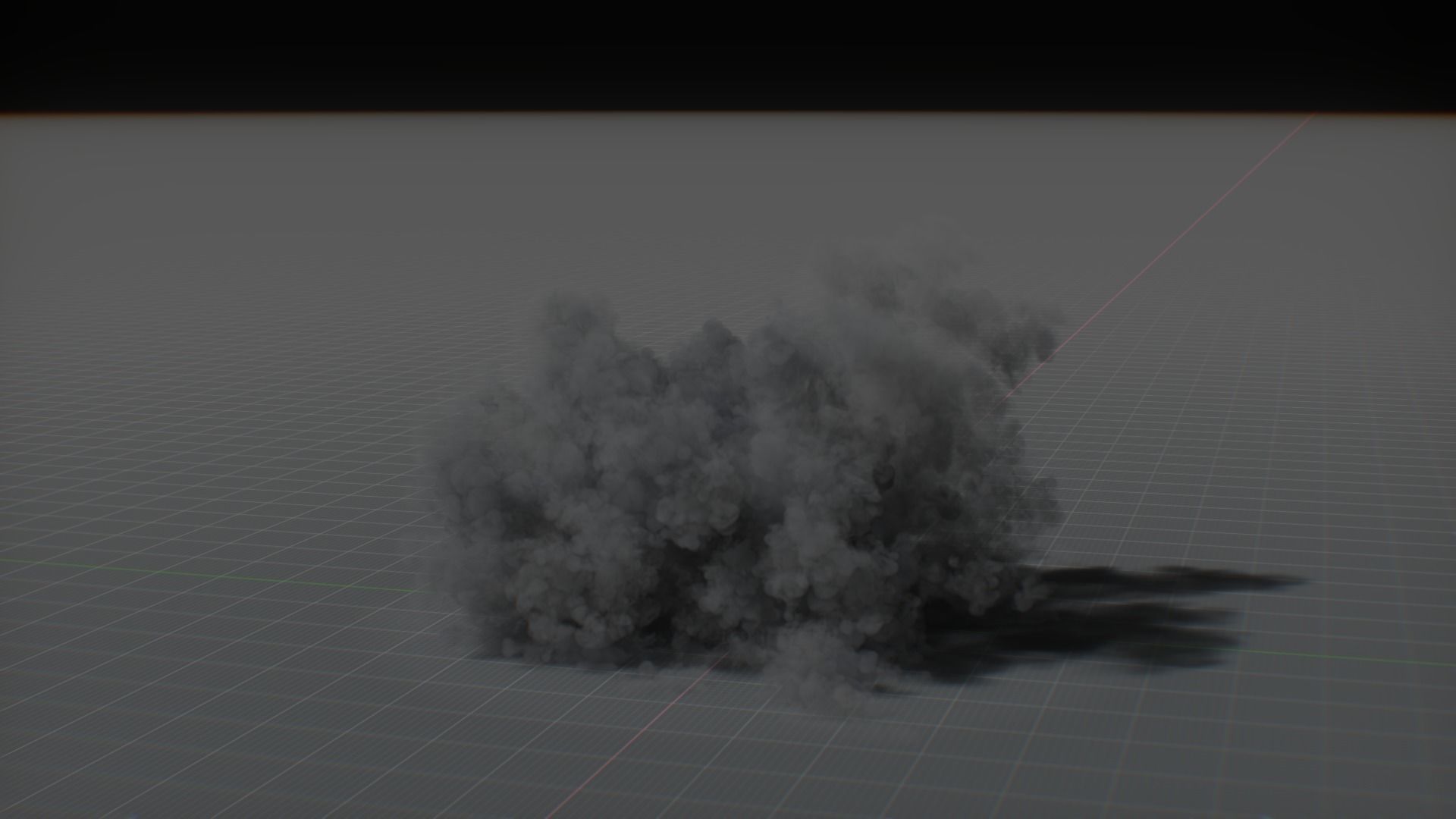 Artillery Grenade Explosion Animation 3D 3D model_73