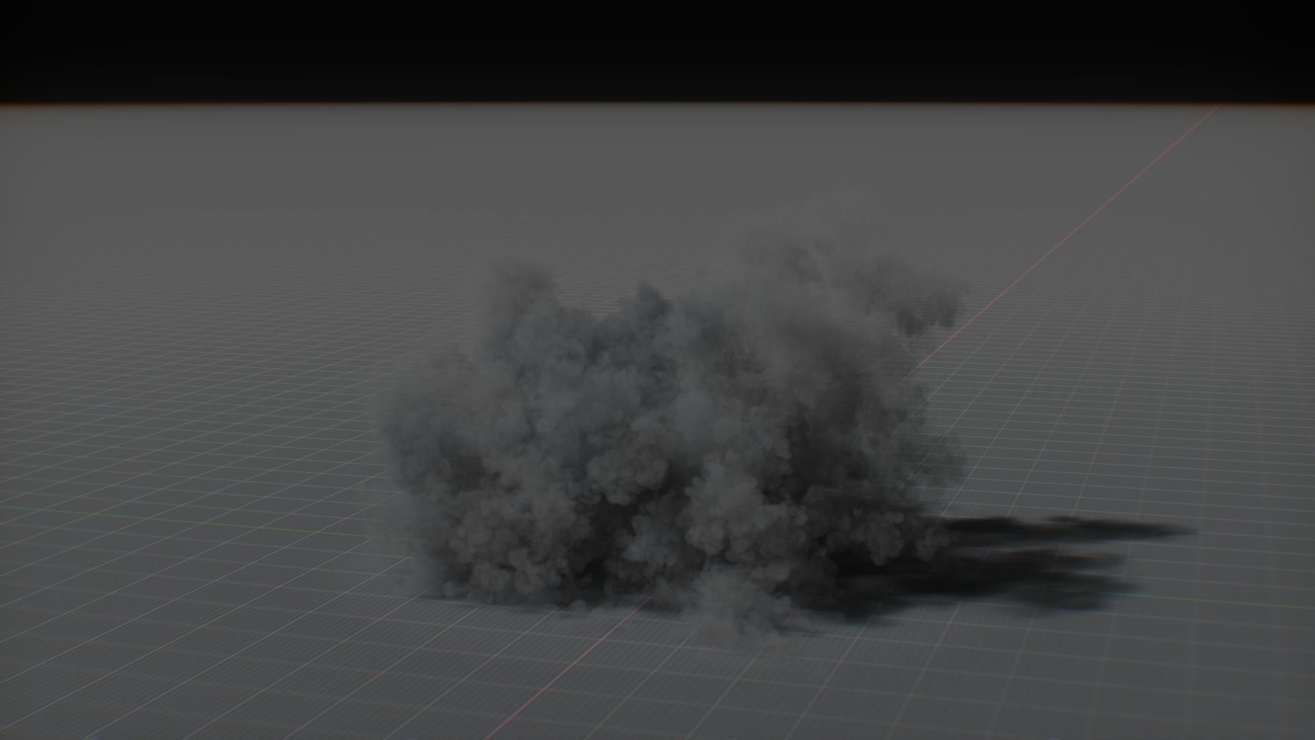 Artillery Grenade Explosion Animation 3D 3D model_90