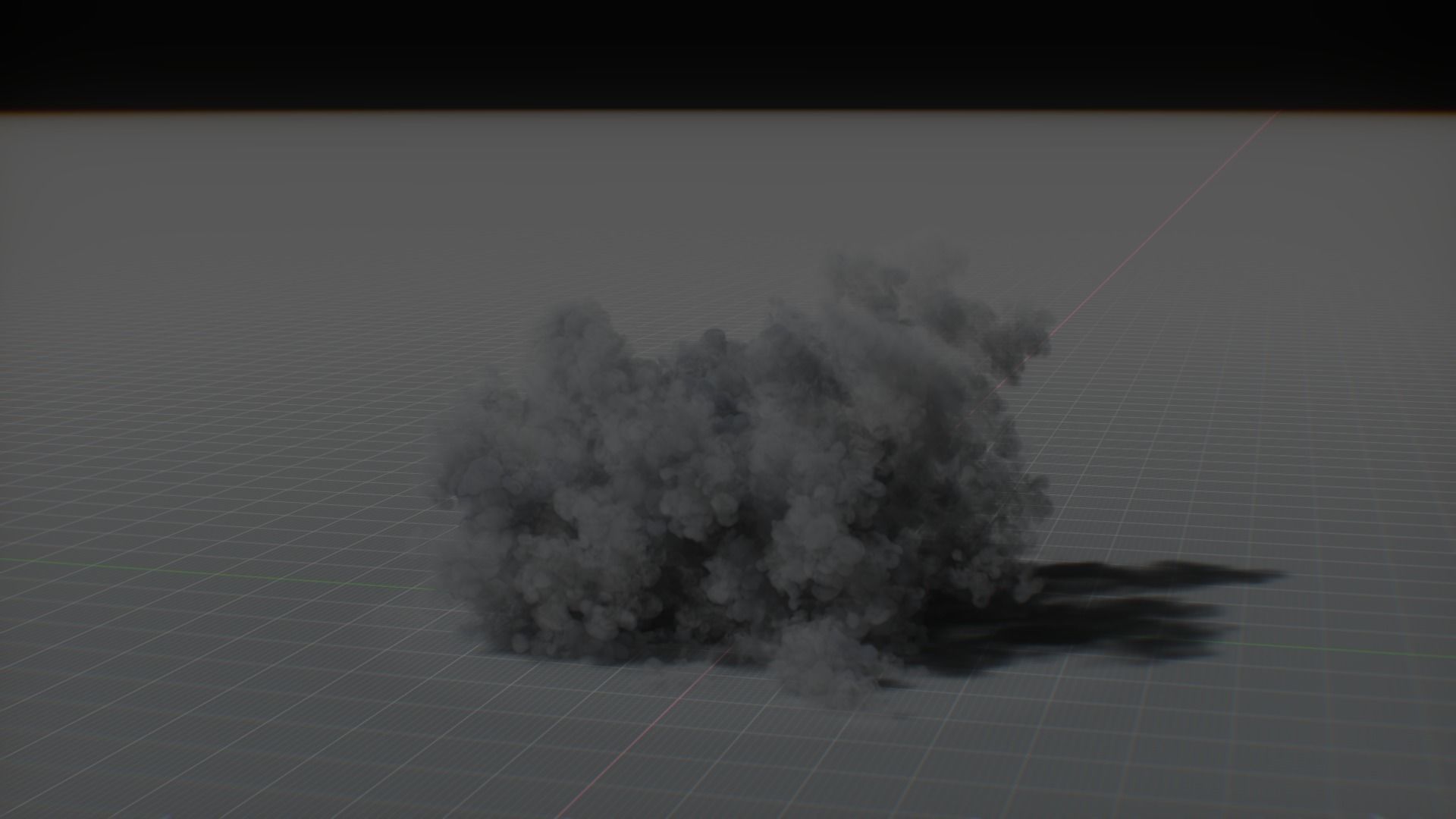 Artillery Grenade Explosion Animation 3D 3D model_60