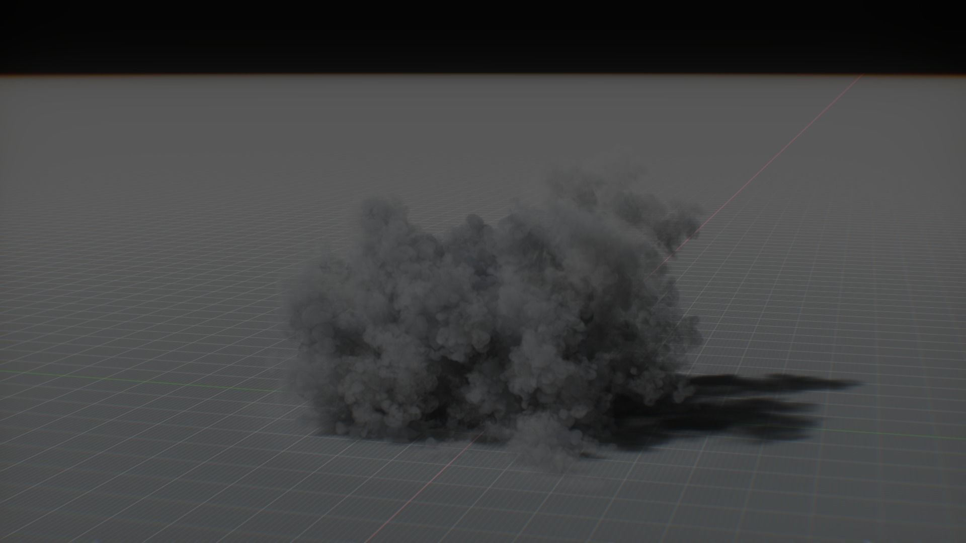Artillery Grenade Explosion Animation 3D 3D model_68