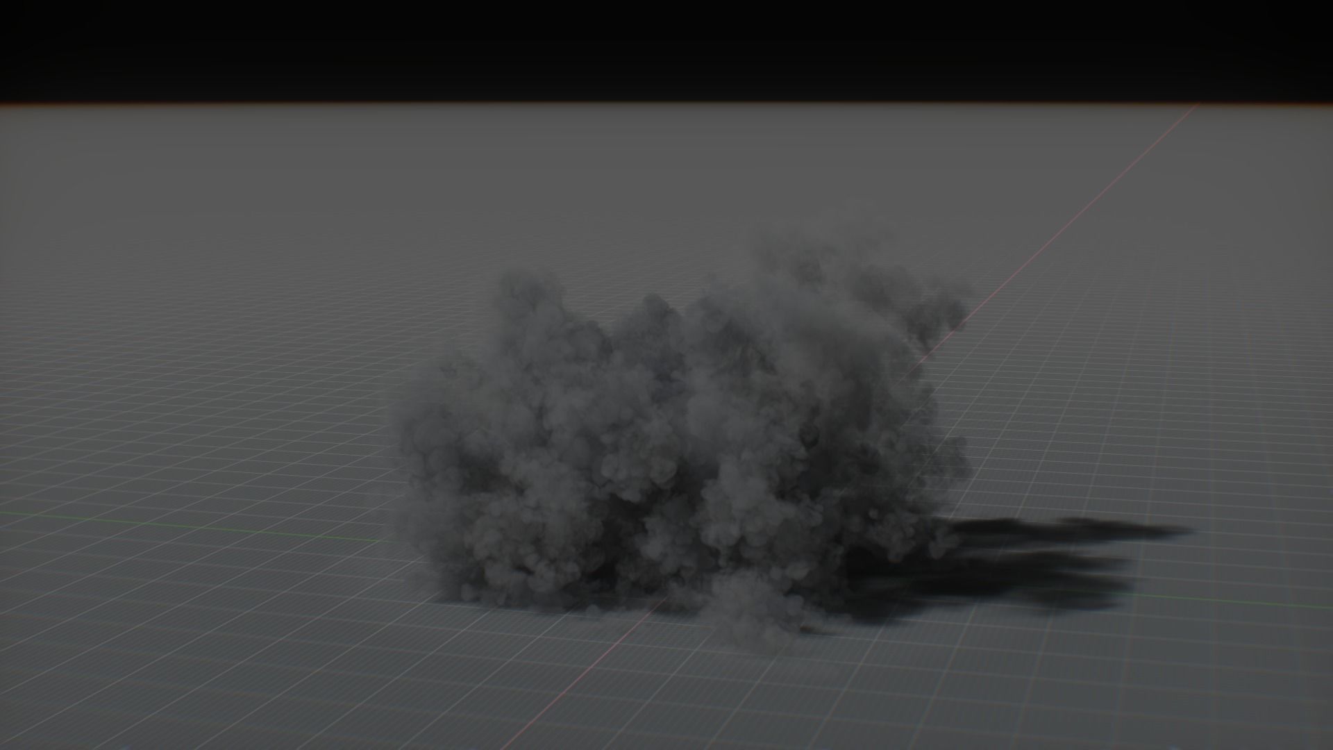 Artillery Grenade Explosion Animation 3D 3D model_71