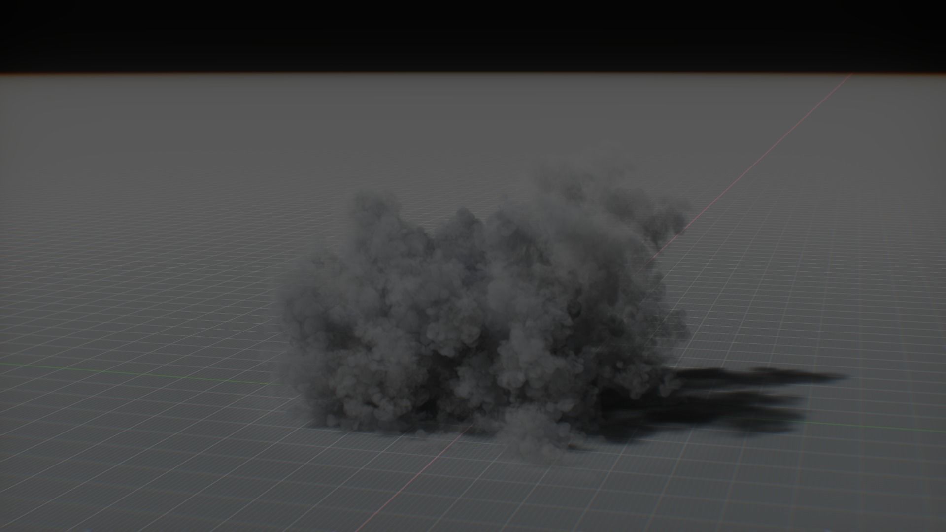 Artillery Grenade Explosion Animation 3D 3D model_72