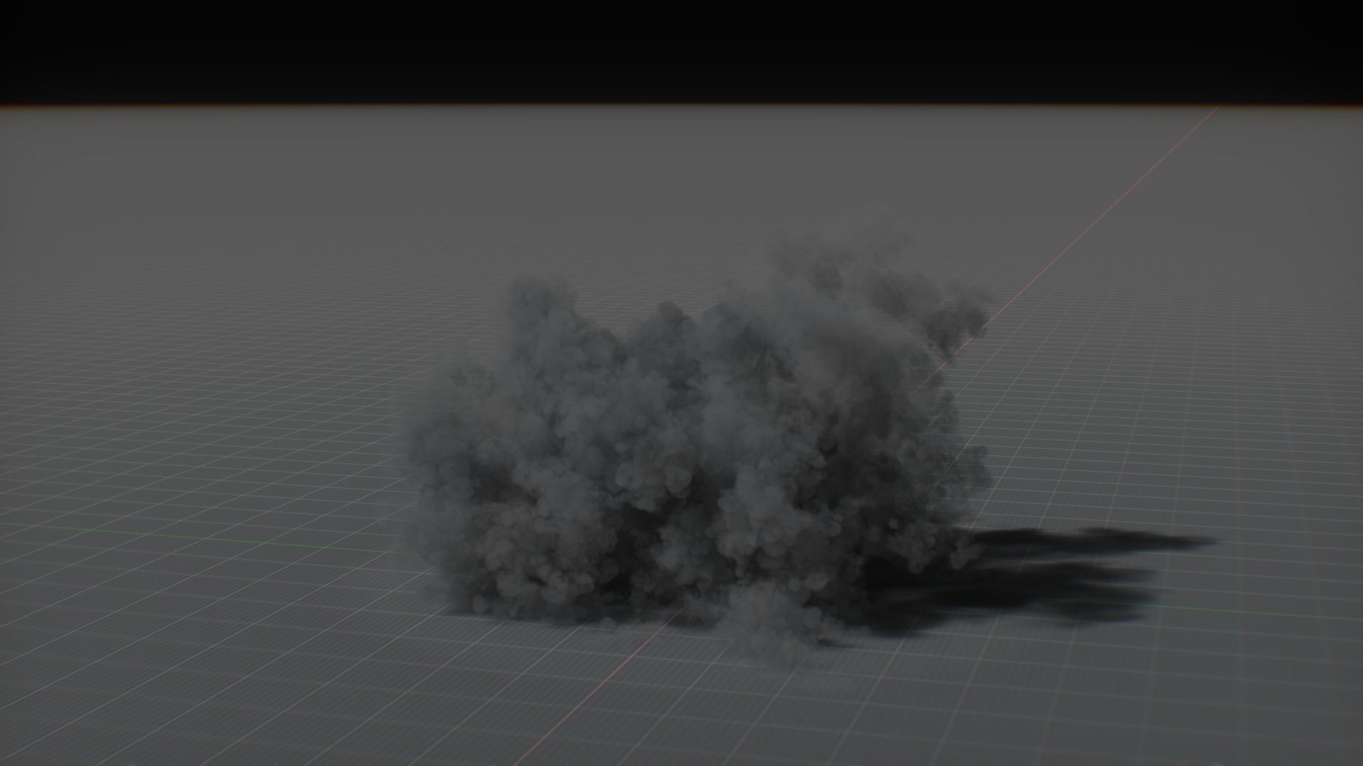 Artillery Grenade Explosion Animation 3D 3D model_69