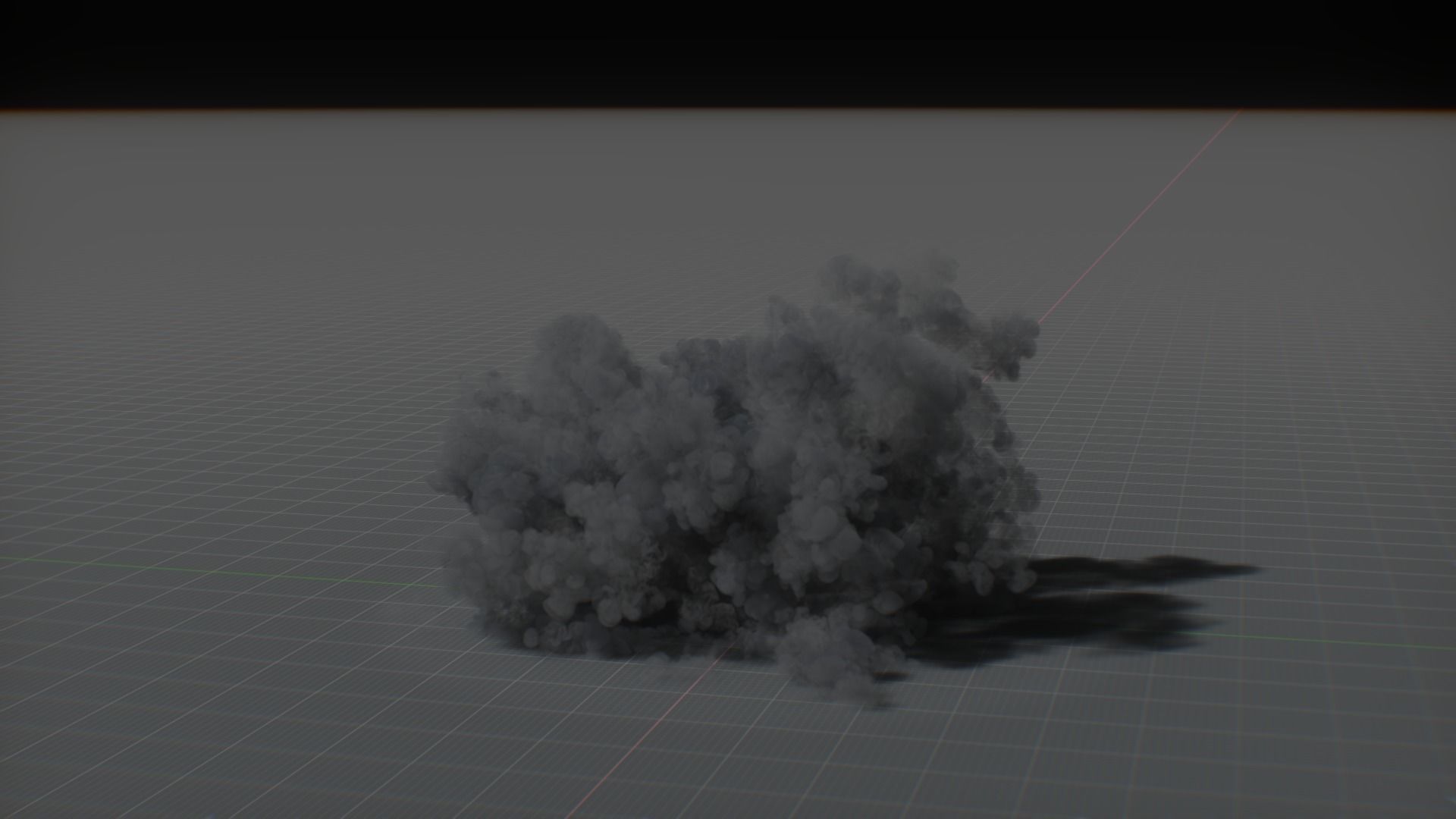 Artillery Grenade Explosion Animation 3D 3D model_49